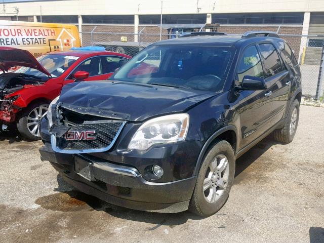 1GKER13738J120282 - 2008 GMC ACADIA SLE BLACK photo 2