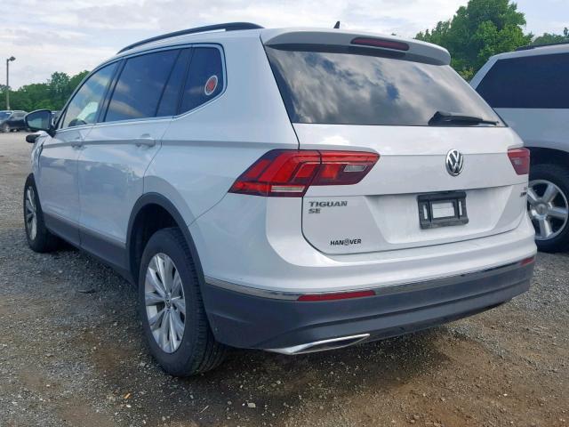 3VV2B7AX8JM051379 - 2018 VOLKSWAGEN TIGUAN SE WHITE photo 3