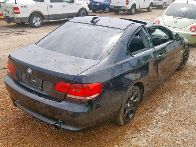 WBAWC73578E065683 - 2008 BMW 335 XI BLACK photo 4