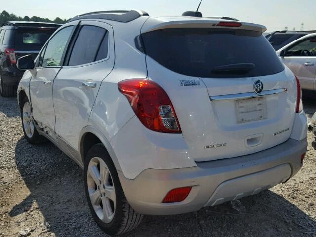 KL4CJBSB7FB256454 - 2015 BUICK ENCORE CON WHITE photo 3