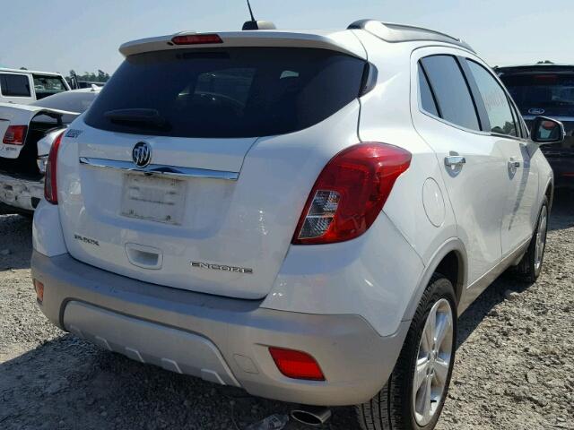 KL4CJBSB7FB256454 - 2015 BUICK ENCORE CON WHITE photo 4