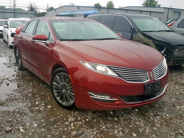 3LN6L2LU2DR806600 - 2013 LINCOLN MKZ HYBRID RED photo 1