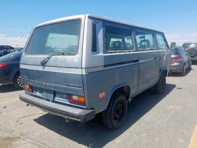 WV2YB0255EH134356 - 1984 VOLKSWAGEN VANAGON BU TWO TONE photo 4