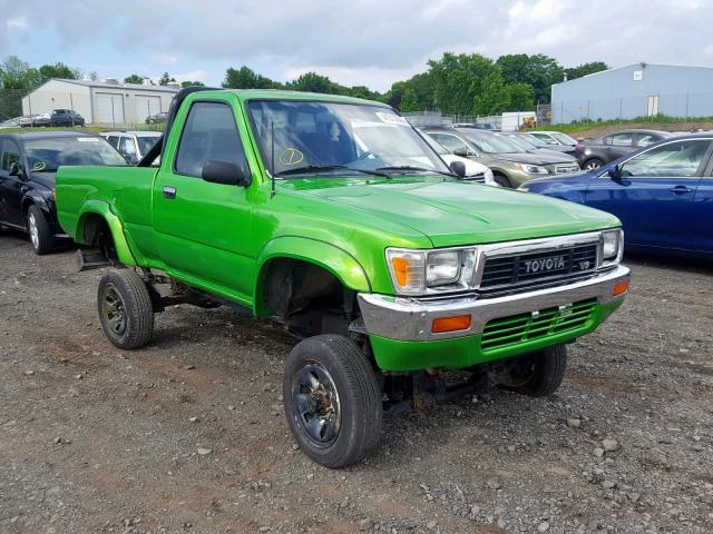 JT4VN01D0K2001861 - 1989 TOYOTA PICKUP 1/2 GREEN photo 1