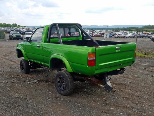 JT4VN01D0K2001861 - 1989 TOYOTA PICKUP 1/2 GREEN photo 3