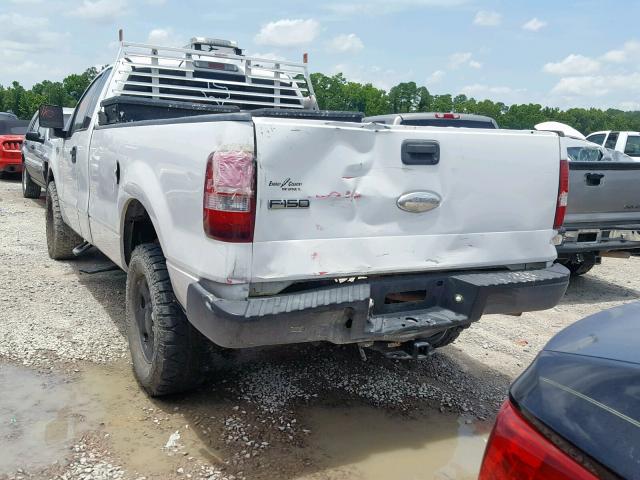 1FTRF12265NB49209 - 2005 FORD F150 WHITE photo 3