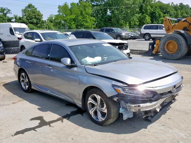 1HGCV1F68JA075915 - 2018 HONDA ACCORD EXL SILVER photo 1