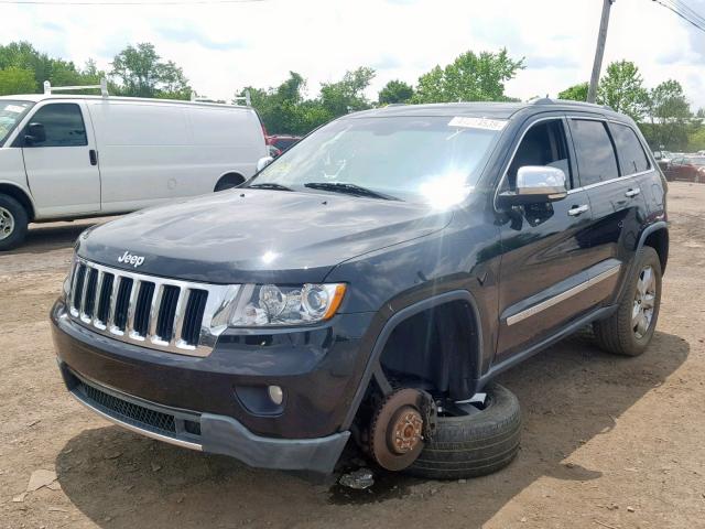 1J4RR5GT4BC542630 - 2011 JEEP GRAND CHER BLACK photo 2