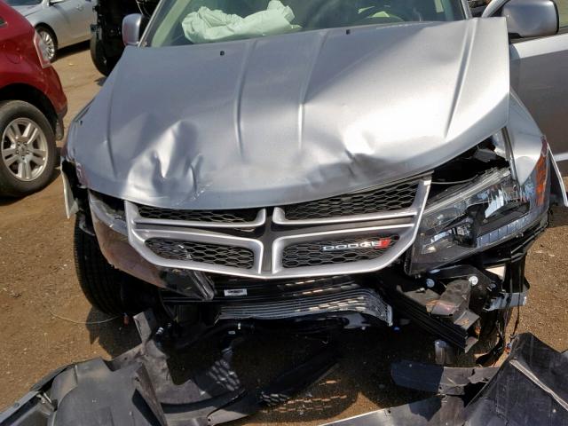 3C4PDDEG0JT376492 - 2018 DODGE JOURNEY GT SILVER photo 7