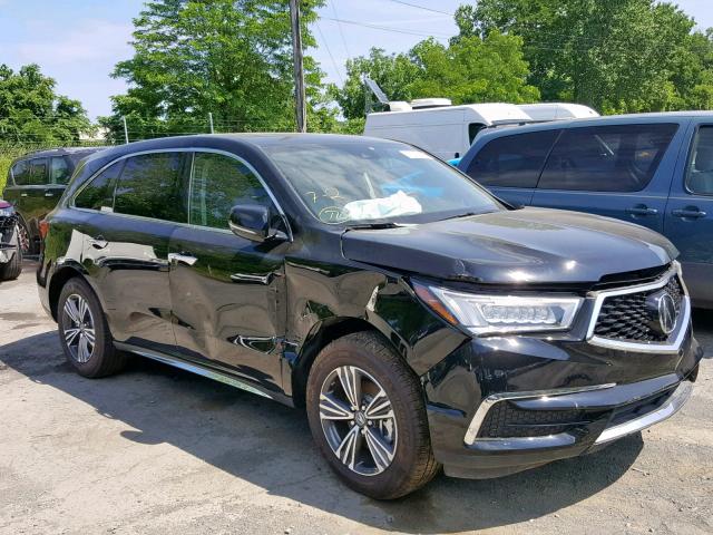 5J8YD4H39JL017720 - 2018 ACURA MDX BLACK photo 1