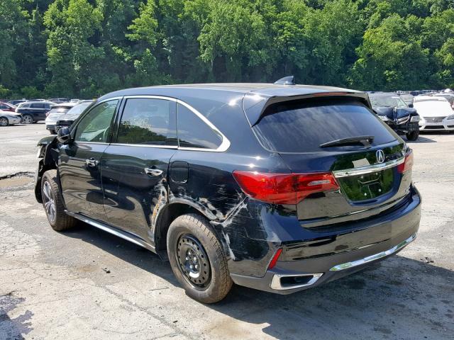 5J8YD4H39JL017720 - 2018 ACURA MDX BLACK photo 3