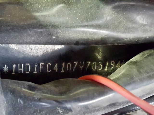 1HD1FC4107Y703194 - 2007 HARLEY-DAVIDSON FLHTCUI GRAY photo 10