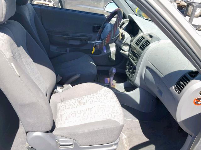 KMHCG35C63U261641 - 2003 HYUNDAI ACCENT GL SILVER photo 5