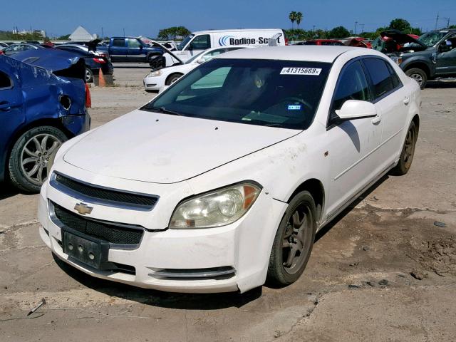 1G1ZH57B28F171967 - 2008 CHEVROLET MALIBU 1LT 白色 照片 2
