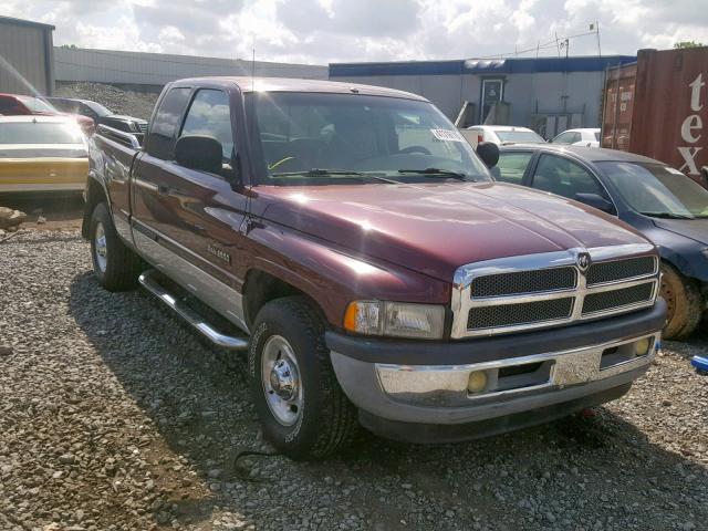 1B7KC2362YJ114860 - 2000 DODGE RAM 2500 RED photo 1