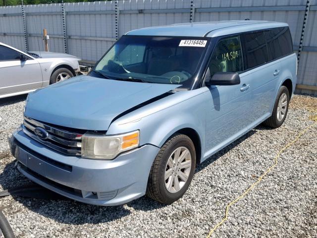 2FMDK51C09BA03974 - 2009 FORD FLEX SE BLUE photo 2