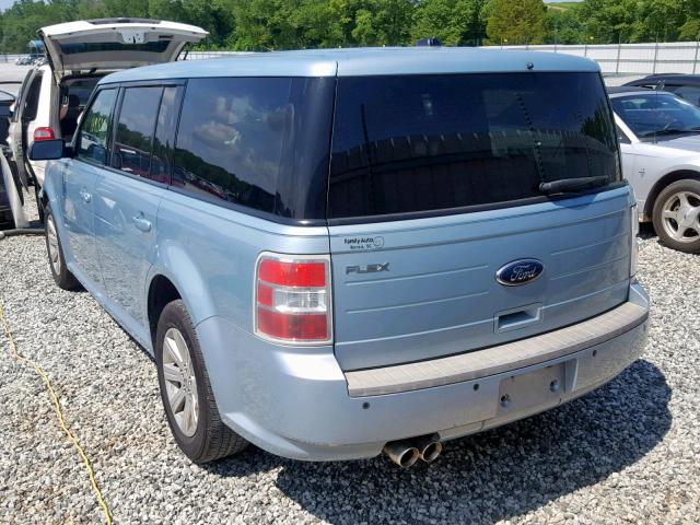 2FMDK51C09BA03974 - 2009 FORD FLEX SE BLUE photo 3