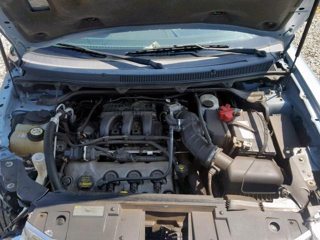 2FMDK51C09BA03974 - 2009 FORD FLEX SE BLUE photo 7