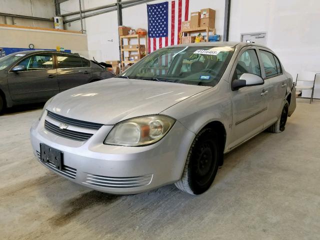 1G1AT58H797183297 - 2009 CHEVROLET COBALT LT SILVER photo 2