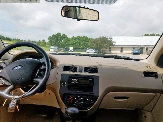 1FAFP34N57W136151 - 2007 FORD FOCUS ZX4 TAN photo 9