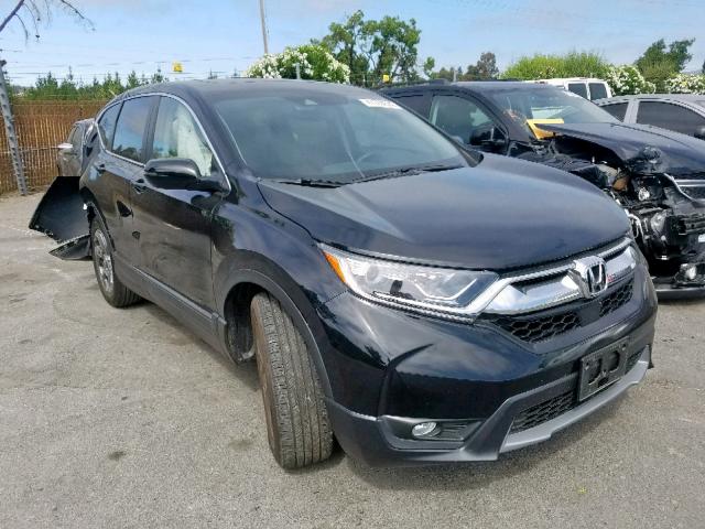 7FARW1H84HE000039 - 2017 HONDA CR-V EXL BLACK photo 1