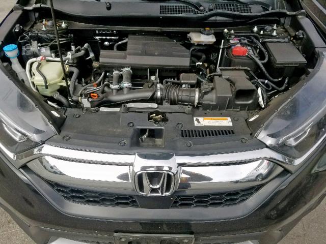 7FARW1H84HE000039 - 2017 HONDA CR-V EXL BLACK photo 7