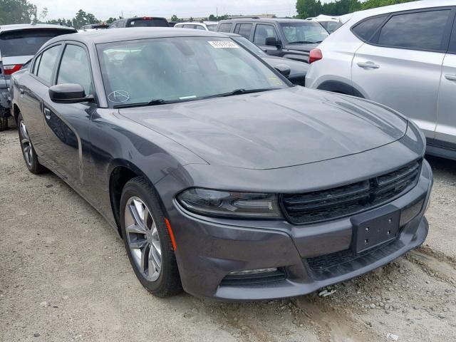 2C3CDXHGXGH281553 - 2016 DODGE CHARGER SX GRAY photo 1