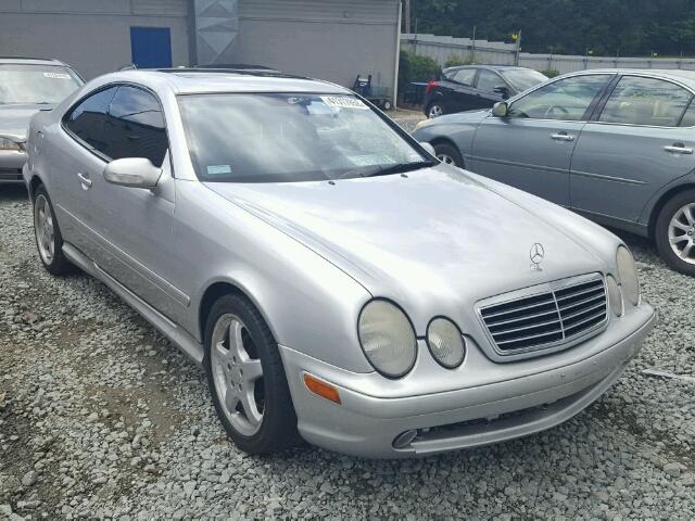 WDBLJ70G82T127613 - 2002 MERCEDES-BENZ CLK 430 SILVER photo 1