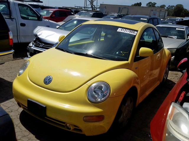3VWCC21C9YM406552 - 2000 VOLKSWAGEN NEW BEETLE Sarı foto 2