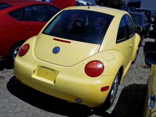 3VWCC21C9YM406552 - 2000 VOLKSWAGEN NEW BEETLE Sarı foto 4
