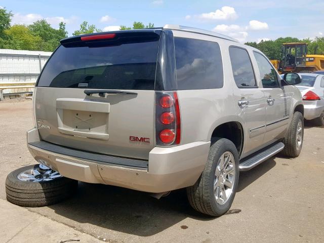 1GKFK03219R253231 - 2009 GMC YUKON DENA TAN photo 4