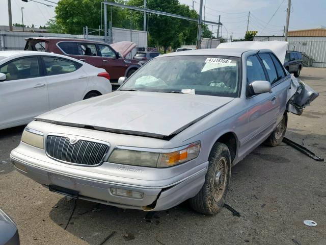 2MELM75W7VX613702 - 1997 MERCURY GRAND MARQ SILVER photo 2