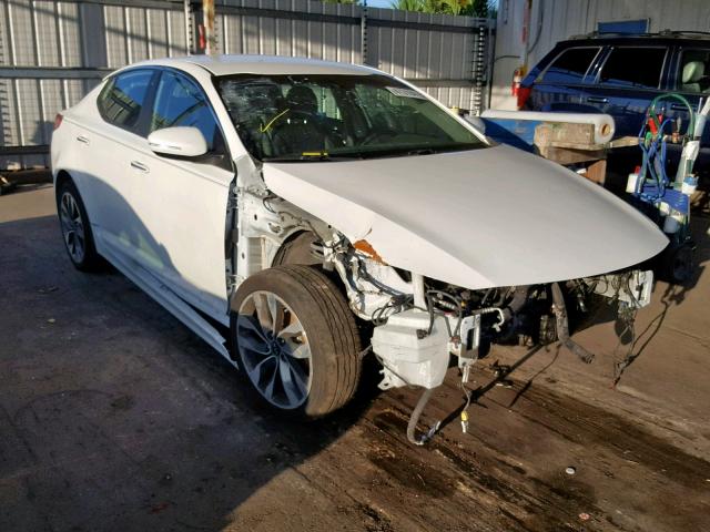 5XXGR4A77FG421860 - 2015 KIA OPTIMA SX WHITE photo 1