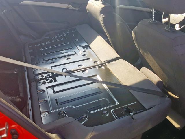 KL1TD56687B175371 - 2007 CHEVROLET AVEO BASE წითელი ფოტო 6