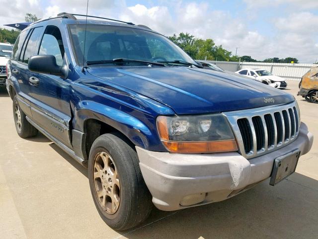 1J4G248S5YC406379 - 2000 JEEP GRAND CHER BLUE photo 1