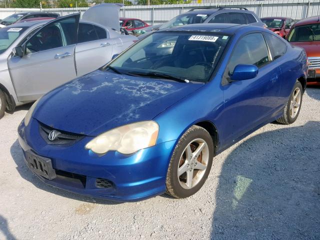 JH4DC53004S007718 - 2004 ACURA RSX TYPE-S BLUE photo 2