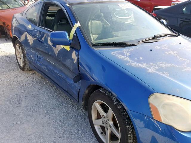 JH4DC53004S007718 - 2004 ACURA RSX TYPE-S BLUE photo 9