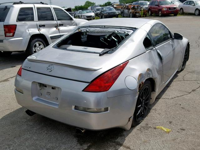 JN1AZ34E53T016637 - 2003 NISSAN 350Z COUPE SILVER photo 4