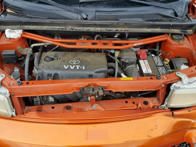 JTLKT324340159414 - 2004 TOYOTA SCION XB 橙色 照片 7