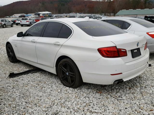 WBAXH5C52CDW04803 - 2012 BMW 528 XI WHITE photo 3