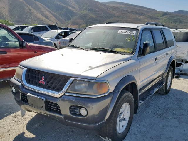 JA4LS31R72P000393 - 2002 MITSUBISHI MONTERO SP SILVER photo 2