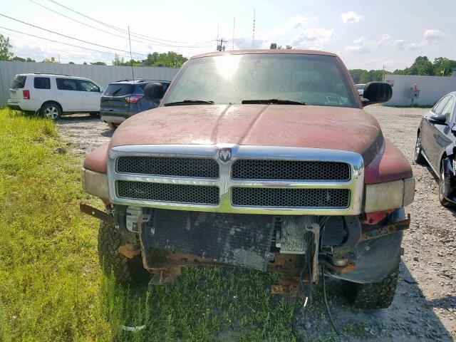 3B7KF2366XG145925 - 1999 DODGE RAM 2500 MAROON photo 9