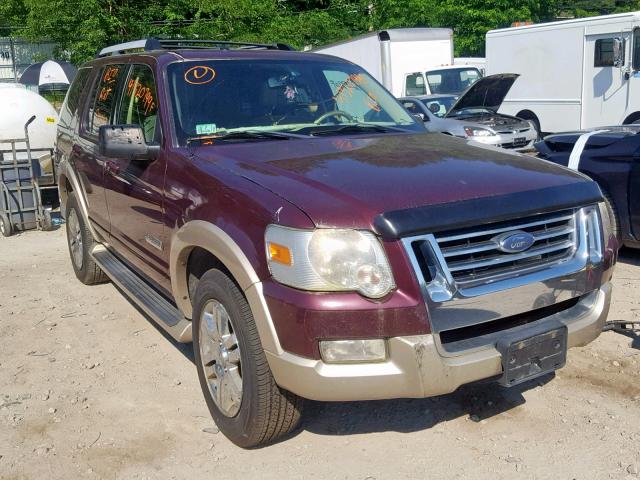 1FMEU74846UB56218 - 2006 FORD EXPLORER E MAROON photo 1