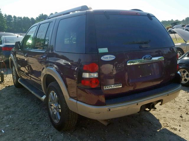 1FMEU74846UB56218 - 2006 FORD EXPLORER E MAROON photo 4