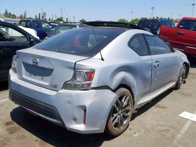 JTKJF5C79E3066859 - 2014 TOYOTA SCION TC ნაცრისფერი ფოტო 4