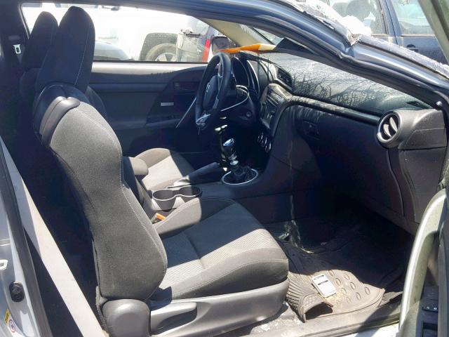JTKJF5C79E3066859 - 2014 TOYOTA SCION TC ნაცრისფერი ფოტო 5