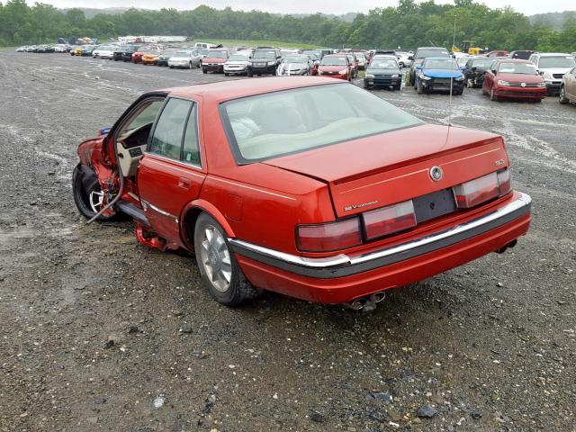 1G6KS52Y0TU803216 - 1996 CADILLAC SEVILLE SL RED photo 3