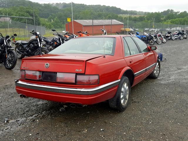 1G6KS52Y0TU803216 - 1996 CADILLAC SEVILLE SL RED photo 4