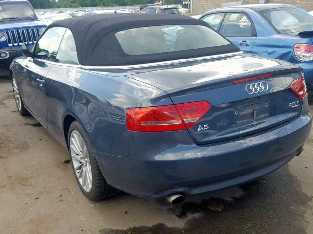 WAULFAFH6BN013059 - 2011 AUDI A5 PREMIUM GRAY photo 3