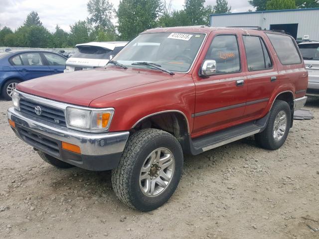 JT3VN29V7N9000747 - 1992 TOYOTA 4RUNNER VN RED photo 2